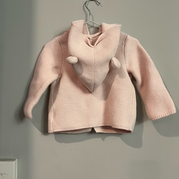 GAP Light Pink Kids Coat with Playful Hood - Picture 2 of 6